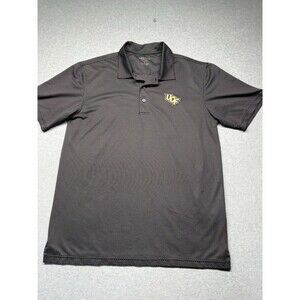 Oxford Veri Cool UCF Men's Polo Shirt Black Gray L Short Sleeve